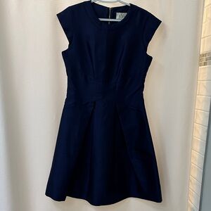 Kate Spade Midnight Blue Fit and Flare Dress